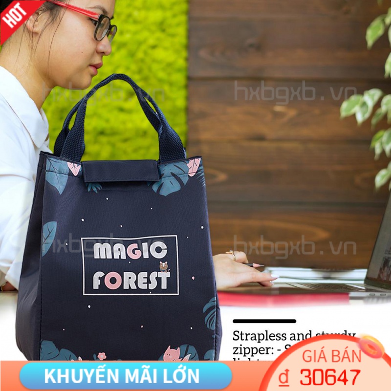 [Hxbgxb]Insulated Lunch Bag Fruits Drink Milk Breakfast Large Capacity Organizer Container Thermal School Lunchbox for