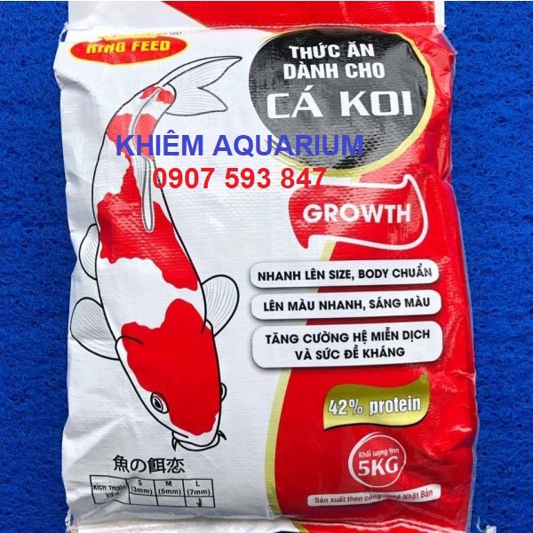 - THỨC ĂN CHO CÁ KOI, KING_FEED GIÚP TĂNG MÀU TĂNG BODY, DỄ TIÊU HOÁ...NUTRICO FEED