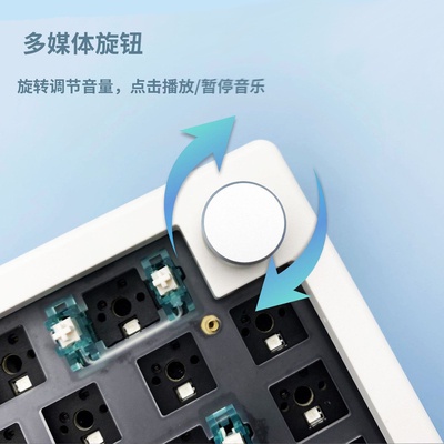 Nhiều tùy chọn - KIT GMK67 - 3 Mode - Gasket - Mạch Xuôi - Plate PC