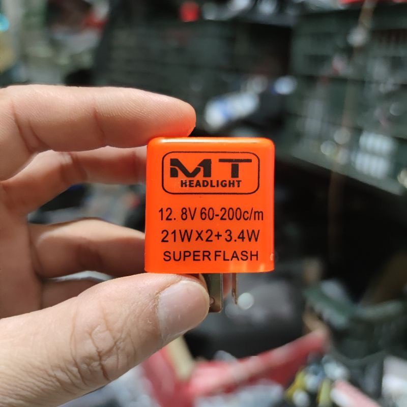 Cục Chớp Xi Nhan điện tử Lắp Xe Máy MT Chính Hãng Hàng Super Flash Nháy Rất Nhanh < Có chế độ tăng chỉnh nhanh chậm>