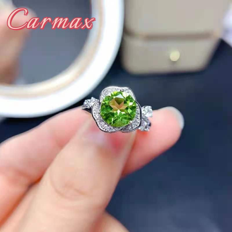Nhẫn Moissanite Đính Đá Nhiều Màu Thanh Lịch Mới