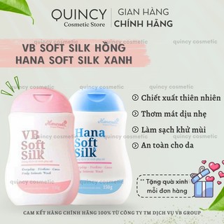 MẪU MỚI - AUTH 100% - Dung Dịch Vệ Sinh HANA VB SOFT SILK Chính Hãng HANAYUKI, Dung Dịch Vệ Sinh Hanayuki Màu Hồng
