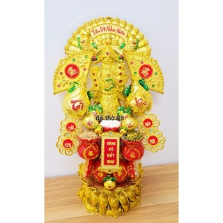 Tháp tỏi - đậu ngũ cốc thần tài lớn cao 34cm