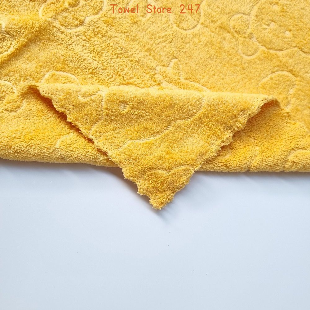 Khăn mặt khăn tắm Lông Cừu Hàn Quốc 30x50cm, 50x100cm thấm nước tốt, siêu mềm mại họa tiết In chìm, khăn cho bé