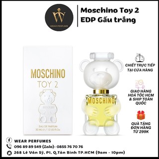 Nước hoa nữ moschino toy 2 edp - gấu trắng