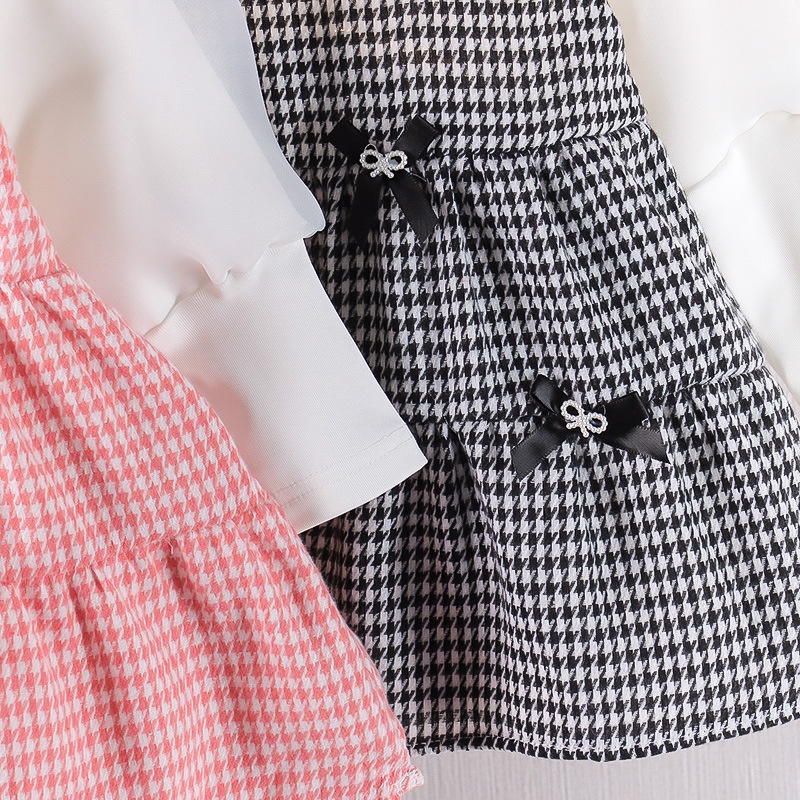 Đầm Dài Tay Thiết Kế Dễ Thương Dành Cho Bé Gái 0-4 Tuổi