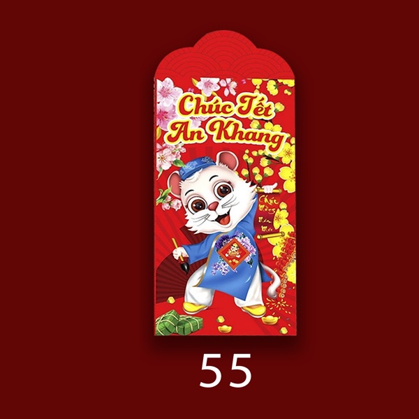 50 Bao Lì Xì Tết Truyền Thống 2023 Quý Mão Giá Sỉ Rẻ Chất Dày Đẹp Cute Thần Tài