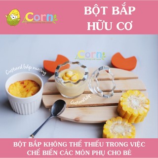 Bột bắp hạt mịn hữu cơ (bột ngô) Probios - Cho bé 6m+