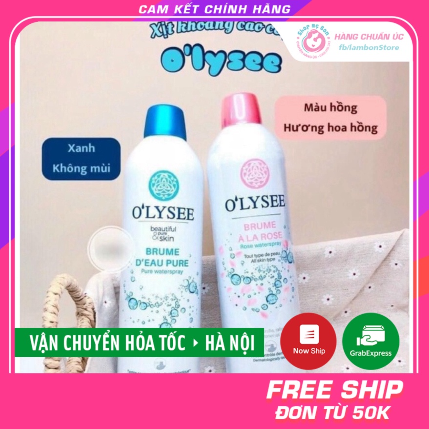 Xịt Khoáng Olysee Brume 400ml À La Rose Waterspray Pháp cân bằng ẩm, dịu da | BigBuy360 - bigbuy360.vn