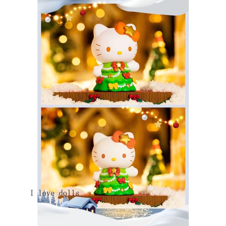 Mô Hình Cây Thông Giáng Sinh Sanrio  Búp Bê Dễ Thương