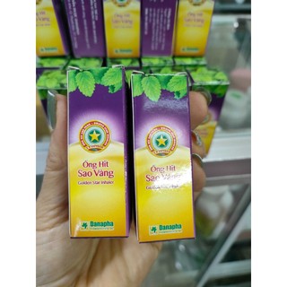 Ống hít thông mũi Sao Vàng - Thông mũi nhanh, giúp dễ thở ống