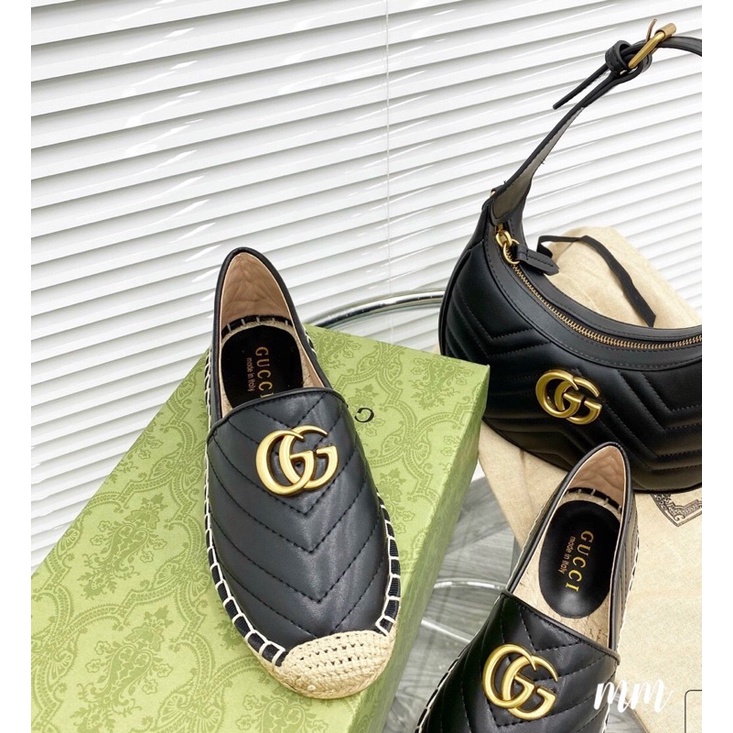 Giầy Slipon viền cói gu••cci super fullbox