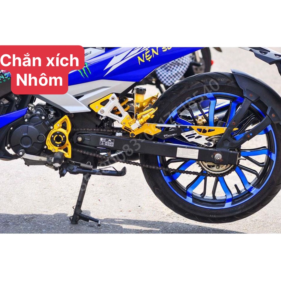 Chắn xích cate nhôm cnc cho xe máy exciter150/winner