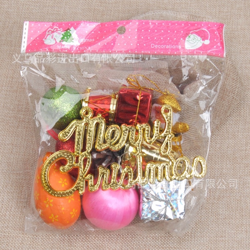 Phụ Kiện Trang Trí Noel Giáng Sinh Noel Cây Thông Có Thiệp Giáng Sinh, Bộ trang trí noel 11 món 2023