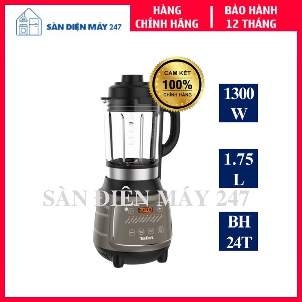 Máy Làm Sữa Hạt Tefal BL967B66, Công Suất Xay 1000W, Nấu 1300W – Phân Phối Chính Hãng – Bảo Hành 24 Tháng
