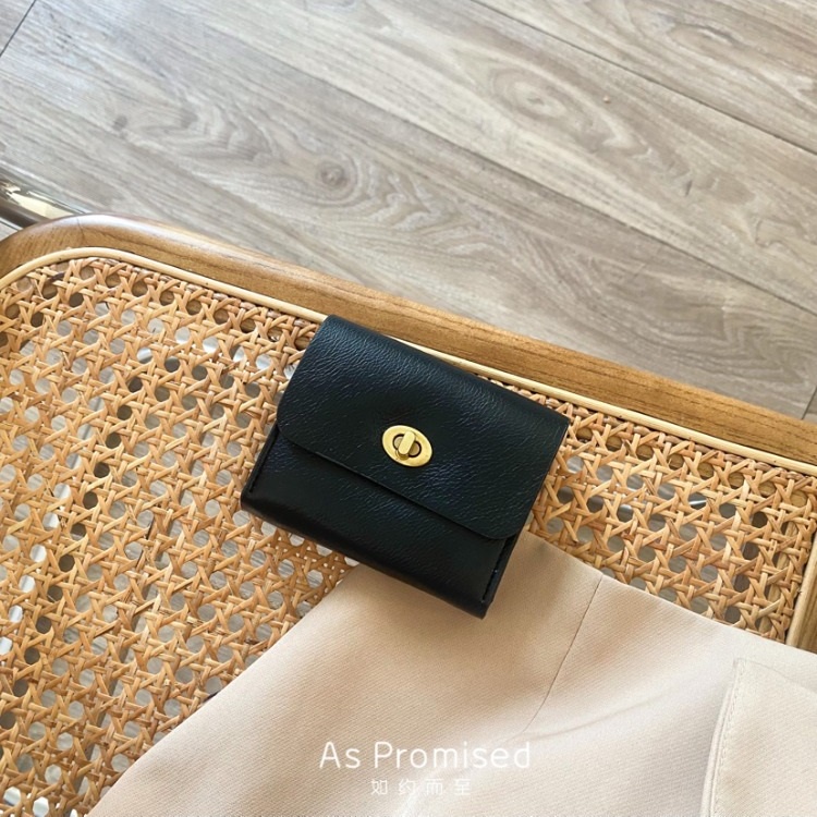 Ví da nữ lót nhung basic cầm tay dạng túi mini Dari 28S-D