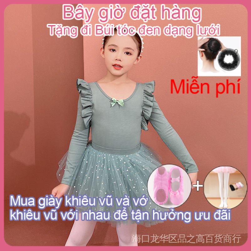 váy múa baleváy múa balletváy múa cho bébalei1110qunBALEI Bộ Trang Phục Múa Ba Lê Tay Dài Chất Liệu Cotton Đính Kim Sa 5TAC Phong Cách Trung Hoa Dành Cho Bé Gái