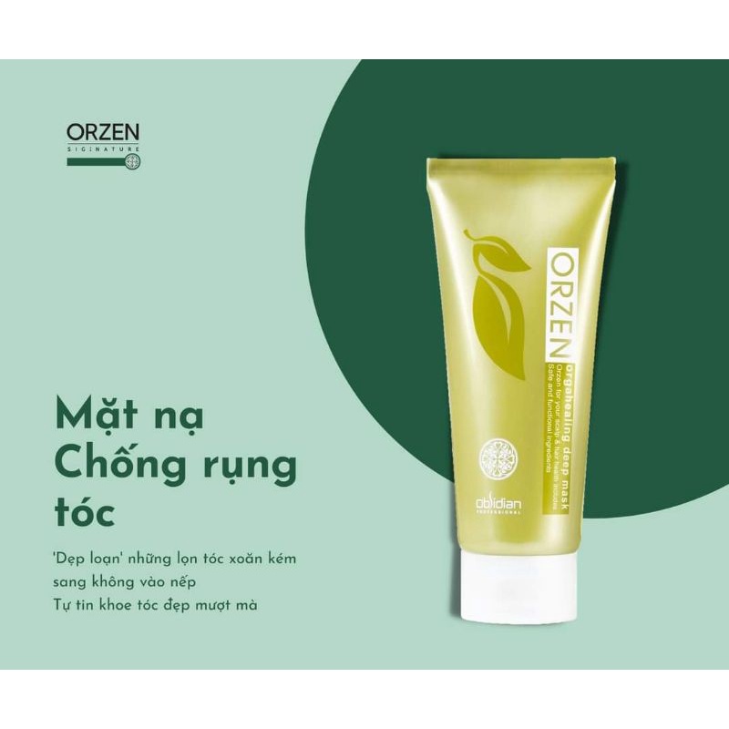 Mặt nạ chống rụng tóc orzen Orgahealing Deep Mask ( Hàng Chính Hãng , không đúng hoàn tiền)