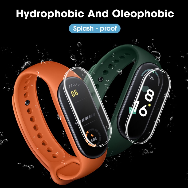 Miếng Dán Bảo Vệ Màn Hình HD Hydrogel Cho Mi Band 7 NFC 6 5 4 3 2 Xiaomi Miband 7 6 5 4 3 2 Kính