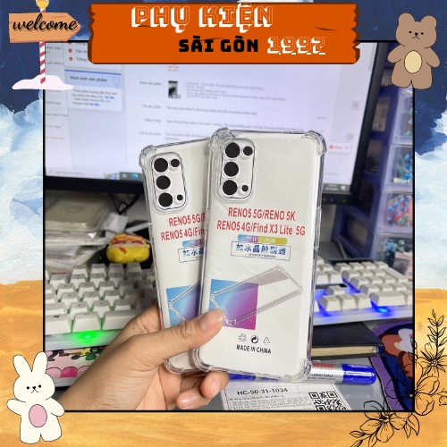 Ốp lưng oppo Reno 5 dẻo trong chống sốc bảo vệ camera online shop