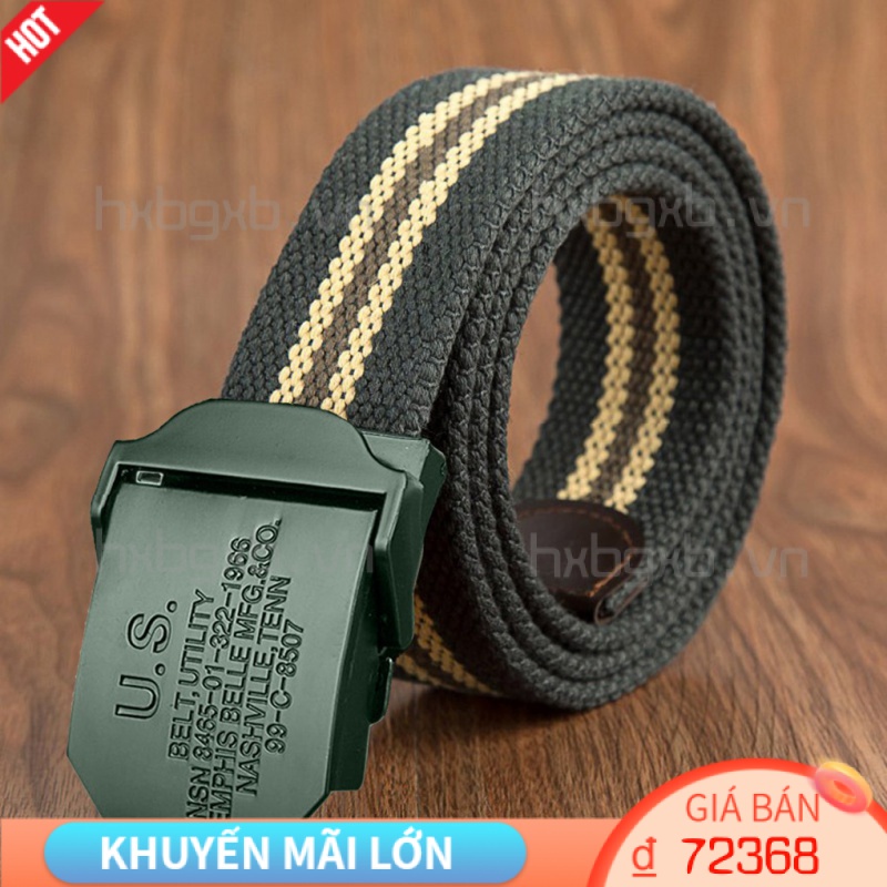 Thắt lưng canvas chống rách cho nam