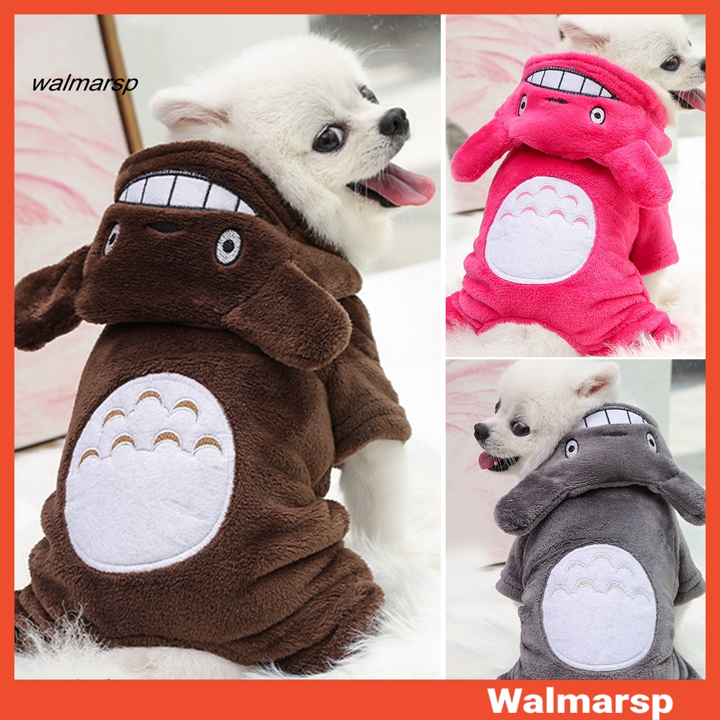 Thú Cưng Dễ Thương Thời Trang Flannel Quần áo ấm Mùa Thu Và Mùa đông Bốn Chân Hoạt Hình Quần áo Biến đổi Phong Cách Chinchilla