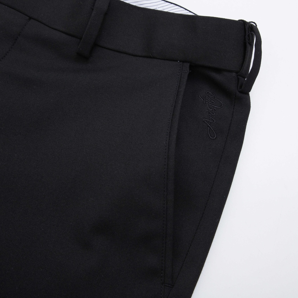 Quần âu nam ARISTINO phom Regular fit suông nhẹ, màu đen lịch lãm dễ phối trang phục - ATR03902