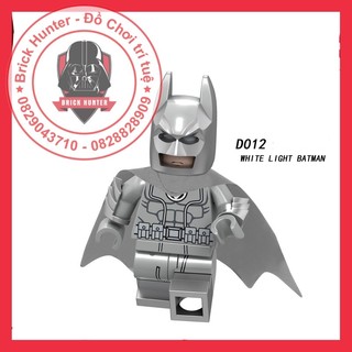 Xếp Hình DC Superheroes Minifigures nhân vật Batman bạc
