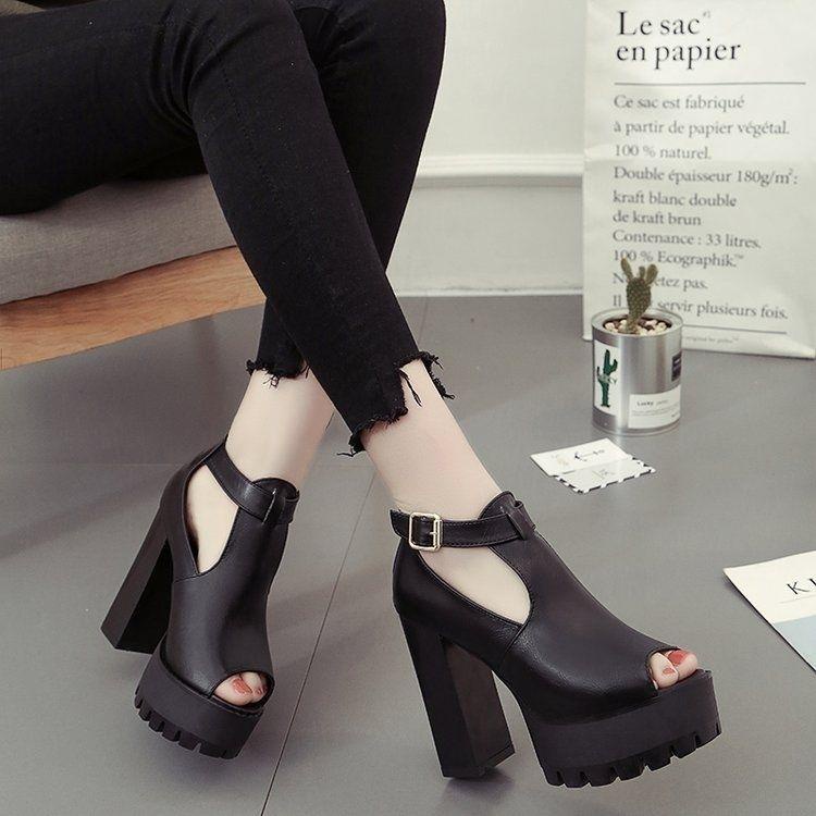 Giày Cao Gót 12cm Có Khóa Kéo Thời Trang Xuân Hè Quyến Rũ Cho Nữ