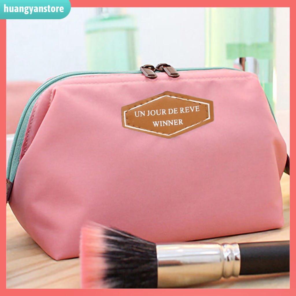 HY/ Túi khóa kéo đựng đồ trang điểm