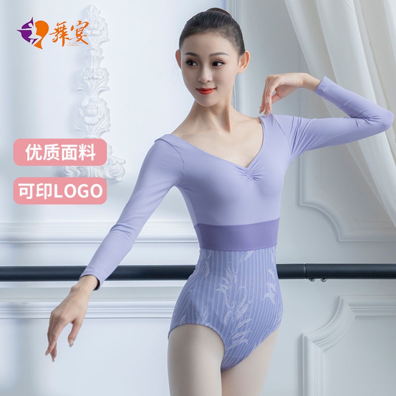 Bộ Trang Phục Múa Ba Lê Tay Dài Thời Trang Thu Đông Cho Nữ