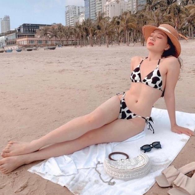 Đồ bơi nữ bikini basic sexy tam giác chất liệu cao cấp -  Mẫu bò sữa hot trend