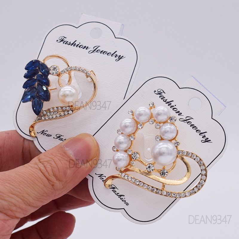 Ghim Cài Áo Đính Ngọc Trai Nhân Tạo Cao Cấp