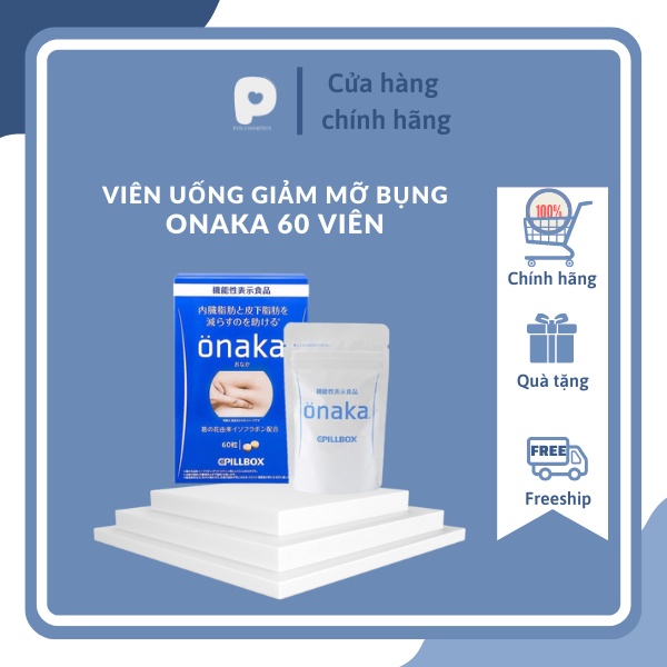 V.i.ê.n U.ố.n.g G.i.ả.m M.ỡ B.ụ.n.g O.n.a.k.a P.i.l.l.b.o.x Nhật Bản 60 viên