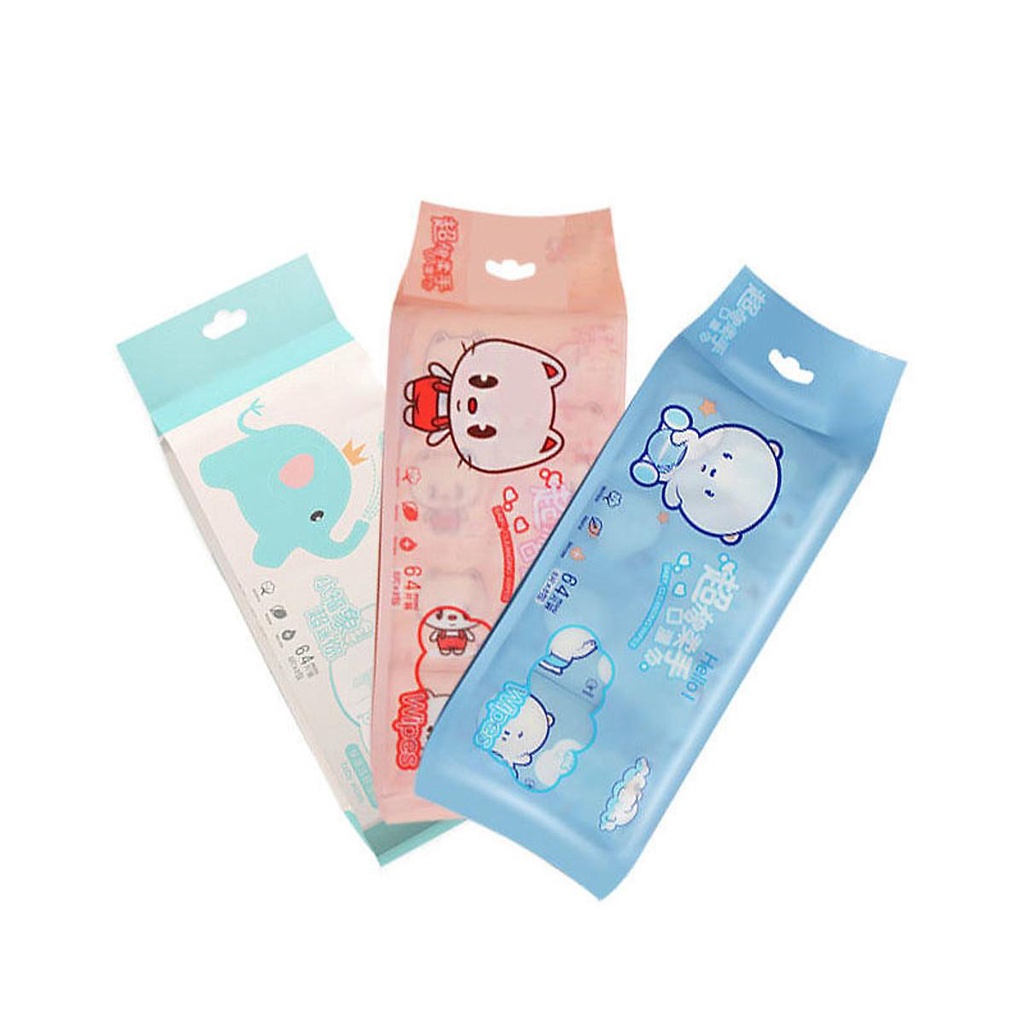 Set 8 gói khăn giấy ướt mini bỏ túi tiện dụng_  supersale247