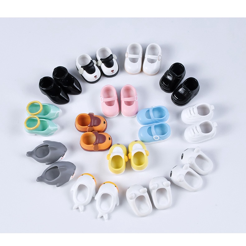 Giày Da PVC Nam Châm Cho Búp Bê ob11 YMY ddf GSC Clay Man YMY obitsu11 1 / 12 BJD BODY9