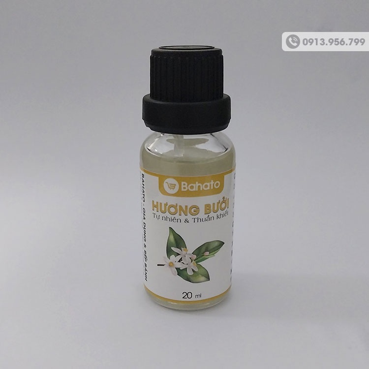 Tinh dầu hương bưởi nấu chè, làm bánh dẻo trung thu Bahato lọ 20ml