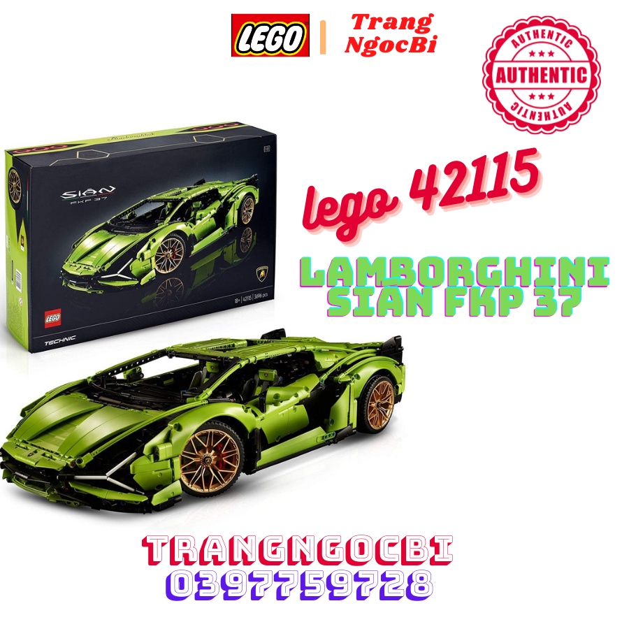 Technic 42115 Siêu Xe Lamborghini Sián FKP 37