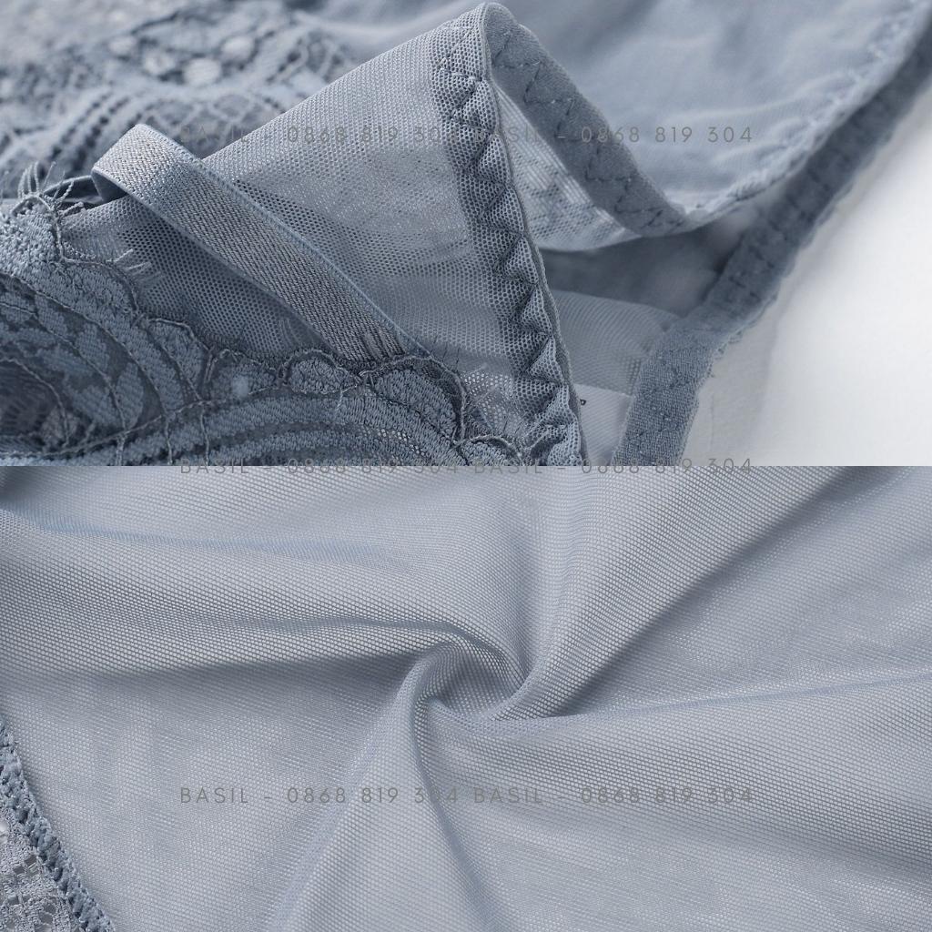 Bộ đồ lót nữ BASIL QB22 mút vừa có gọng nâng đẩy tự nhiên phối ren