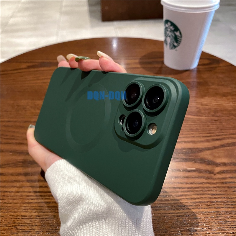 Ốp Điện Thoại Silicon Mềm Màu Xanh Navy Cho compatible for iPhone 11 Pro Max 12 Pro Max 13 Pro Max 14 Pro Max