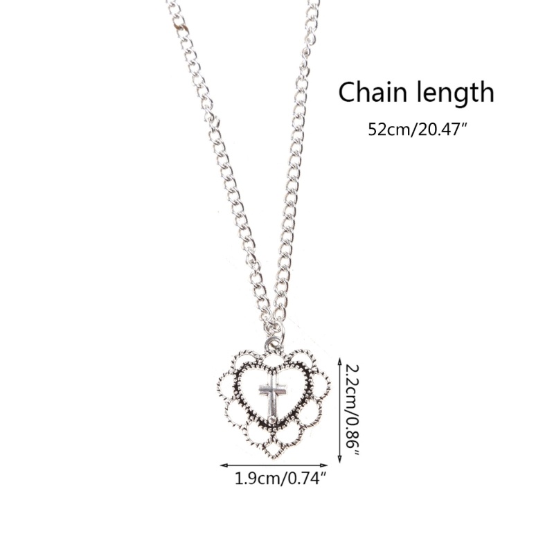 Vòng cổ Mạ Bạc Mặt Thánh Giá Khắc Chữ