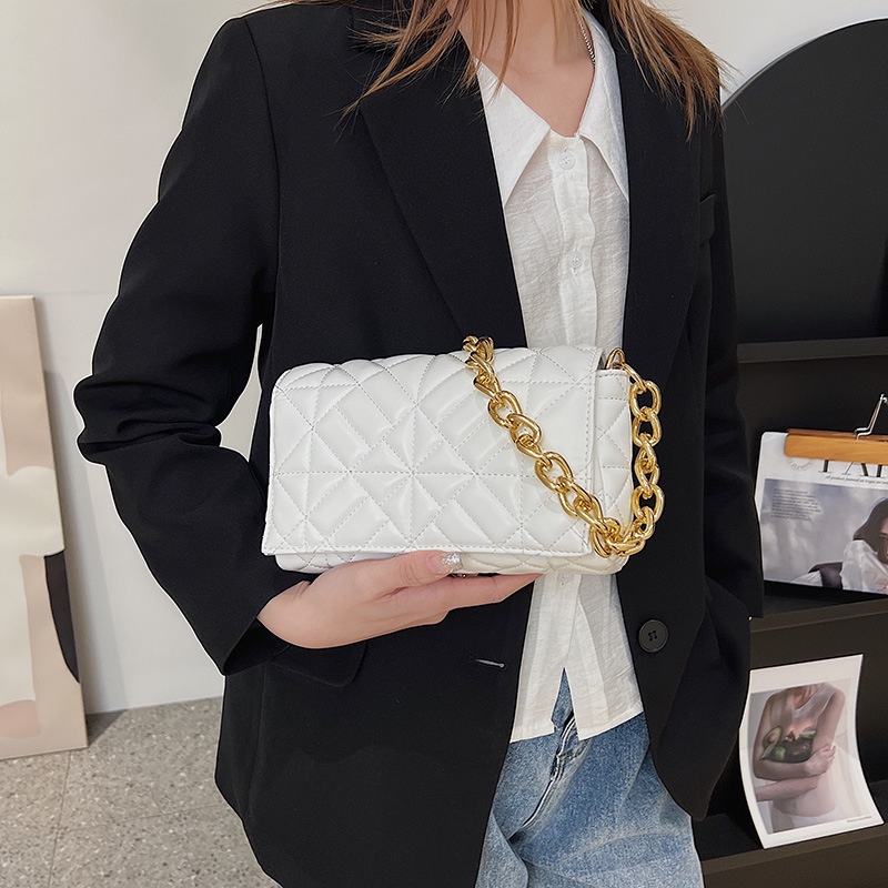 Túi Đeo Vai Đính Kim Cương Giả Kiểu retro Dễ Phối Đồ Cho Nữ