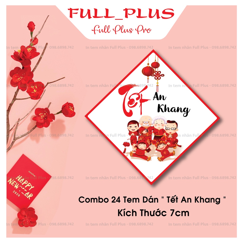 Tem Dán Tết, Tem Dán Chúc Mừng Năm Mới