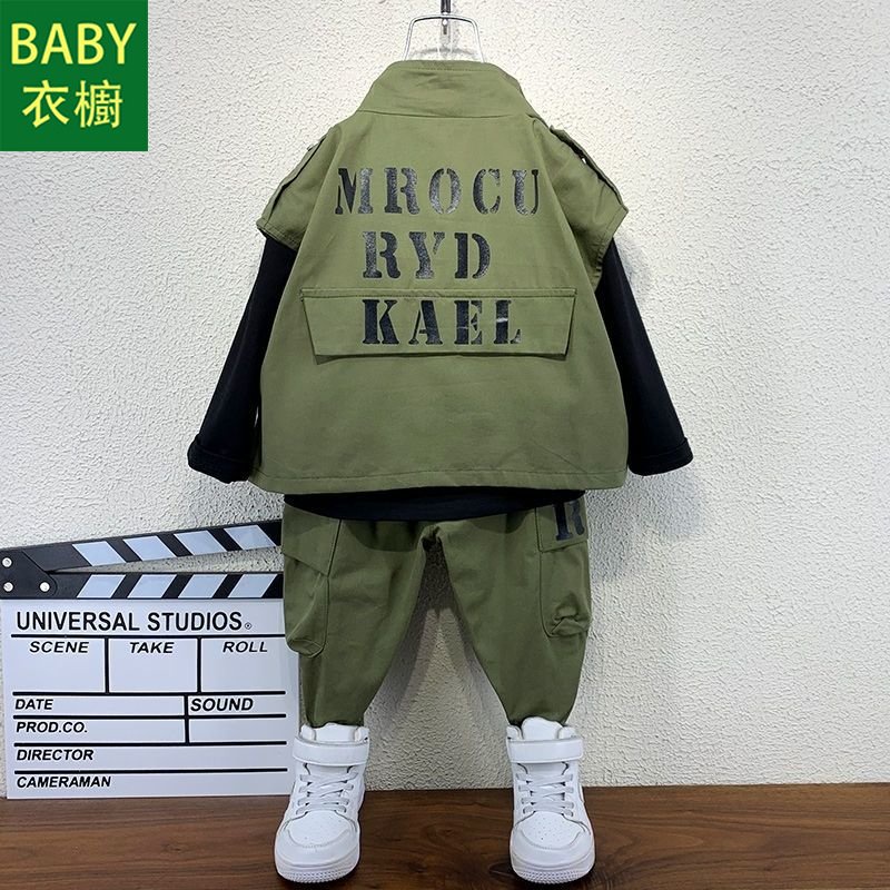 Bộ Đồ Vest Thời Trang Xuân Thu 2022 Mới Mẻ Cho Bé Trai