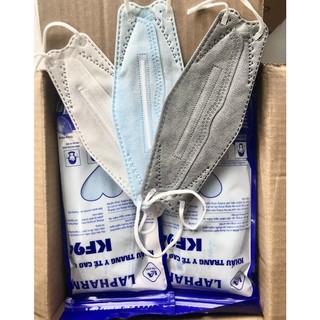 Khẩu trang KF94 LAPHARM kháng khuẩn chống bụi 4 lớp dày cao cấp