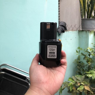  Pin đóng hitachi 12v   3s2p  dạng đứng nhận sạc adaptor dùng để thay thế các loại máy bắn vít máy khoan hàng bãi nhật 