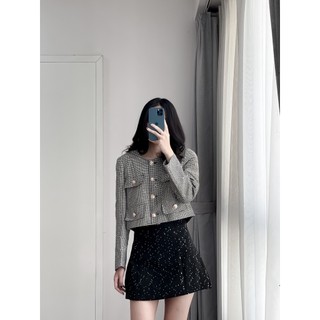 Chân Váy Lấp Lánh Cao Cấp Kèm Lót Quần Bên Trong