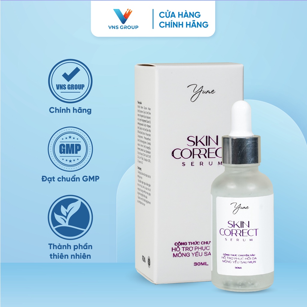 Tinh chất Skin Correct Serum VNS Group dưỡng ẩm và phục hồi da mỏng yếu 30ml