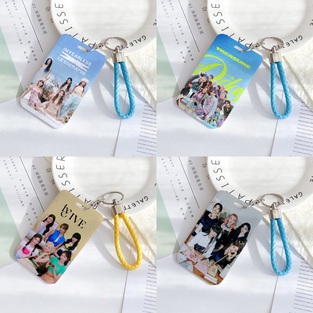 StrayKids,ITZY,IVE,kep1er,LE-SSIERAFIM,SEVENTEEN,TREASURE,TWICE,(G)I-DLE,ATEEZ,NAYEON Lanyards Card 