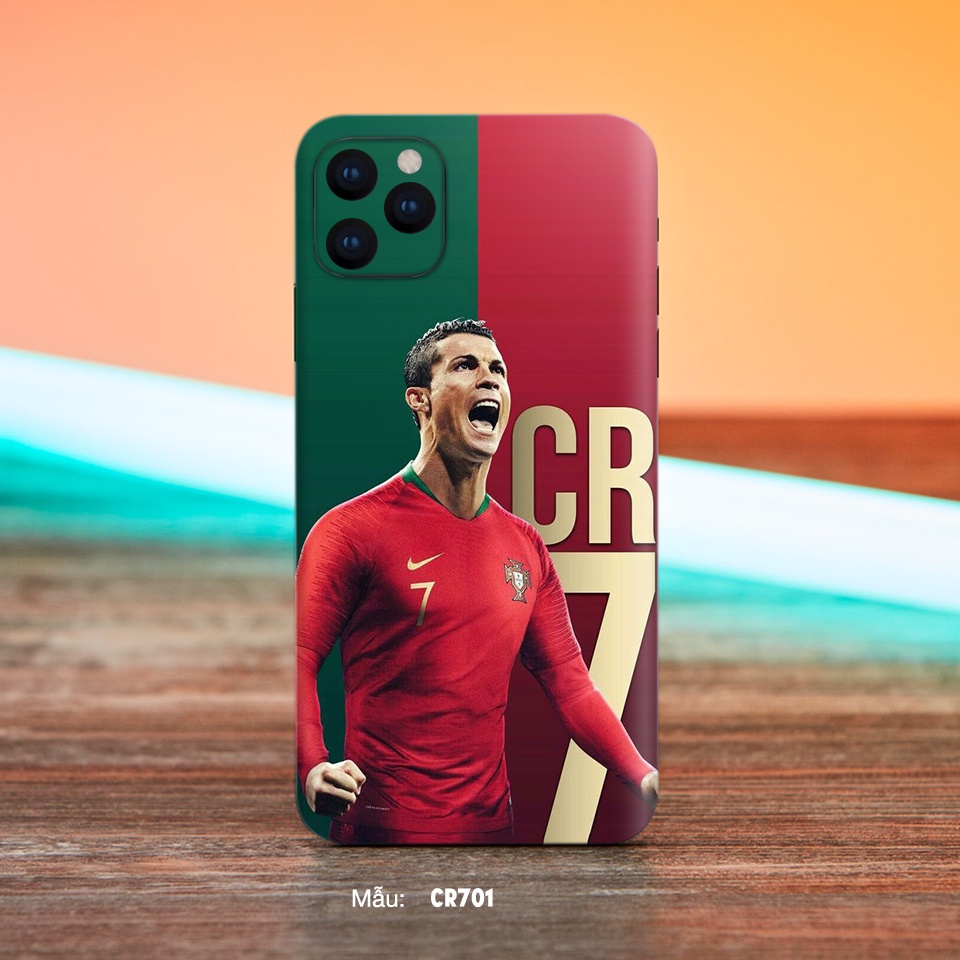 Miếng Dán Skin Ronaldo Bồ Cho Iphone 6/ 7/ 7plus/ X/ XS/ XSMax/11/ 11 ProMax/ 12promax/ 13promax, 14promax, máy khác